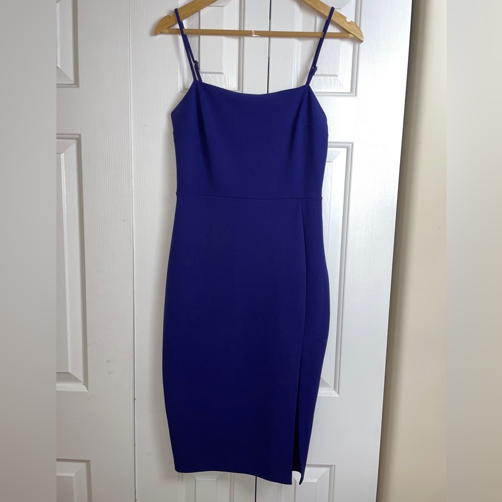 Express Midi Dress Navy Blue